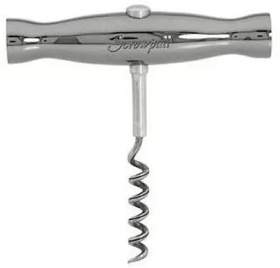 NIB Le Creuset Silver Metal Screwpull Traditional Corkscrew • £38.56