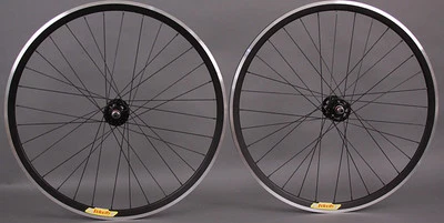 $269 • Buy Velocity Deep V ALL BLACK Fixed Gear Track Bike Wheels Wheelset Singlespeed 