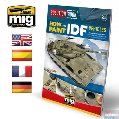 AMM6501 AMMO By Mig Solution Book - How To Paint IDF Vehicles • $19.84