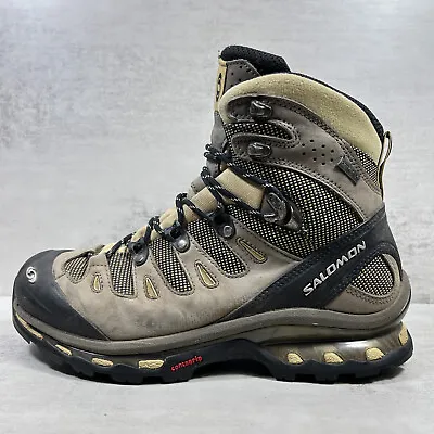 Salomon Quest 4D GTX Gore-tex Waterproof Hiking Boots - Women's Size 7.5 - Tan • £96.50