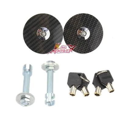 UNIVERSAL RACING Mount Bonnet Carbon Fiber Hood Latch Pin Key Locking Kit • $17.86