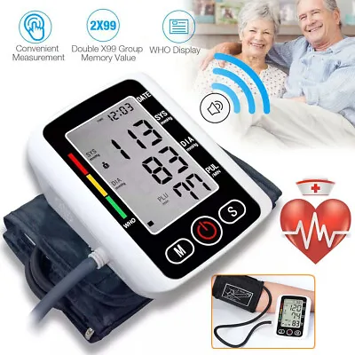 USB Blood Pressure Monitor Digital Upper Arm Cuff BP MachinePulse Rate Detector • $21.89