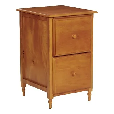 Pemberly Row Modern 2 Drawer Wood File Cabinet In Antique Cherry • $219.96