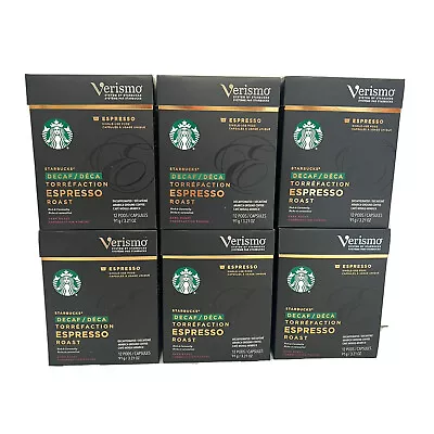 Starbucks Verismo Decaf Espresso Roast Capsules 72 Count Dark Roast • $69.99