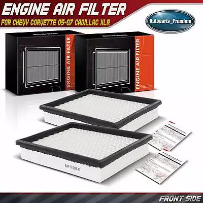 2x New Engine Air Filter For Chevrolet Corvette 2005-2007 Cadillac XLR 2006-2009 • $21.49