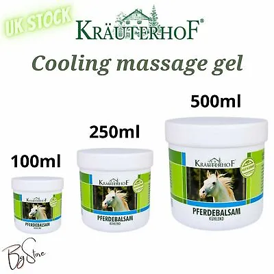 ASAM Krauterhof Pferdebalsam Massage GEL With Chestnut & Arnica 100/250/500ml • £10.49