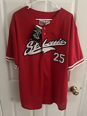 NWT Sport Attack Mark McGwire 2000 St. Louis Cardinals Jersey Size Large • $26.99