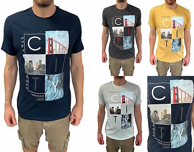 £6.95 • Buy Mens Jersey T-Shirt USA City Print America Summer 100% Cotton Amazing Quality
