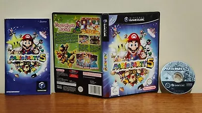 Mario Party 5 - Black Label Complete With Manual - Nintendo GameCube PAL Five • $89.95
