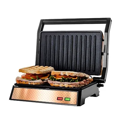 $34.99 • Buy OVENTE Electric Panini Press Grill With Non-Stick Cooking Plates GP0620CO