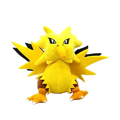 New 22cm 8  Zapdos Plush Animation Toy Soft Doll Stuffed Plush Doll Gift • $7.99