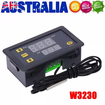 W3230 LCD DC 12V 20A Digital Thermostat Temperature Controller Meter Regulator • $12.43