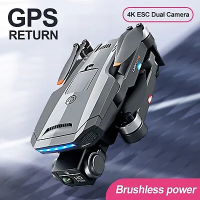 GPS Drone With 4K 2 Axis Gimbal Camera Long Range FPV Quadcopter With Brushless • $123.54