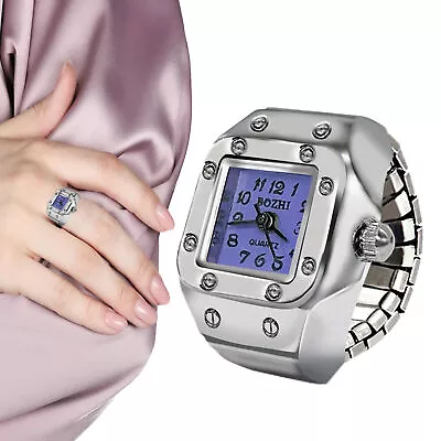 Finger Ring Watch Elastic Band        Analog Watch Creative Gift For Men Women • $7.10