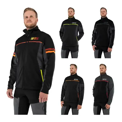 FXR Racing Elevation Mens Tech ZIP-Up Jacket With Tonal Flat-lock Seaming • $38