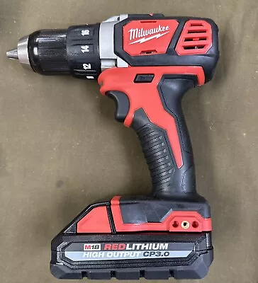 Milwaukee M18 (2606-20) - 18v Compact 1/2  Drill Driver W/ 3AH Battery Pack • $79.99