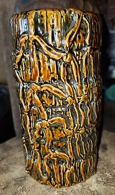 Tiki Mug Munktiki Glossy Brown Cork And Net Sold Out Nautical Decor 2014 • $25