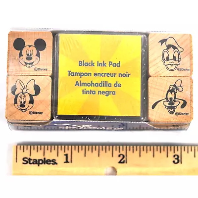 Disney Rubber Stamps Set 4 Mickey And Minnie Mouse Donald Duck Goofy Characters • $15