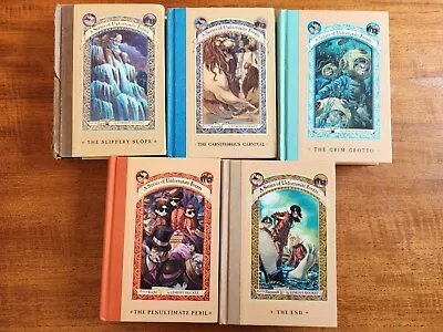 A Series Of Unfortunate Events Books 9-13 Lot Lemony Snicket Hardcover • $18