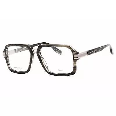 Marc Jacobs Men's Eyeglasses Clear Lens Grey Horn Square Frame MARC 715 02W8 00 • $46.89