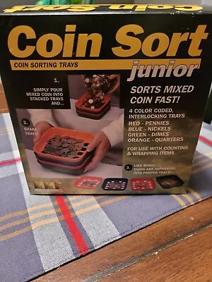 Vintage Sort Junior MMF Industries Coin Sorter Kids Family Fun Made In USA. • $15.90