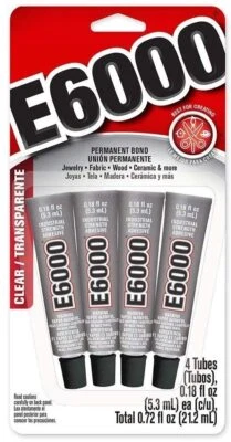 £11.99 • Buy E6000 5510310 Craft Adhesive Mini By E6000 Industrial Strength - 5.3ml  4 Pack
