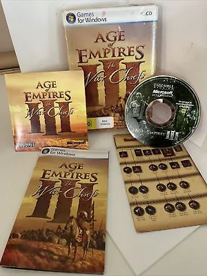 PC CD-Rom - Age Of Empires III - The War Chiefs EXPANSION PACK REQUIRES GAME • $15