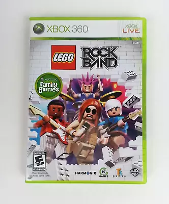 LEGO Rock Band Microsoft Xbox 360 2009 CIB Complete TESTED! • $17.99