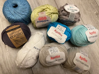 £15 • Buy Erika Knight & Katia & Adriafil & On Line Cotton Yarns 9 Balls ~ 500g CLEARANCE!