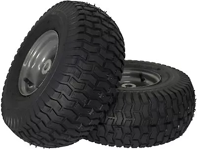 2 Riding LawnMower Front Tire Turf Saver Tread Replacement Craftsman 15x6.00-6″ • $91.40