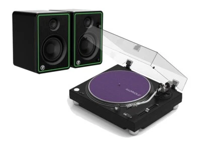 £369 • Buy Glorious DJ VNL-500USB Turntable With Mackie CR4-X Active Speaker Package