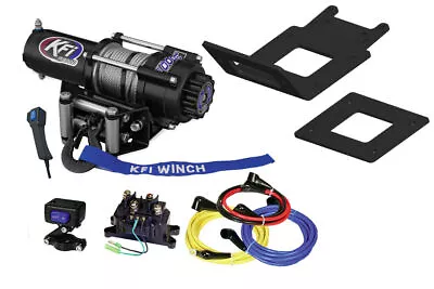 KFI A3000 3000 Lb Winch & Mount Kit Fits 2018-on Yamaha Kodiak 450 • $550.13