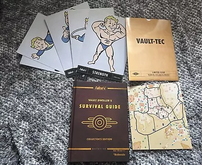 Fallout 4 Vault Dweller's Survival Guide Collector's Edition Hardback Book • £21