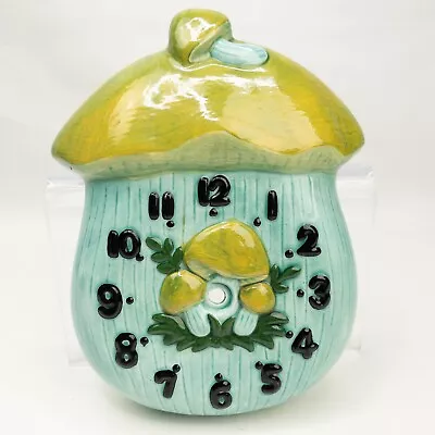 Vintage Sears & Roebuck Merry Mushroom Hanging Clock 1978 VERY RARE ALT COLOR • $149.95