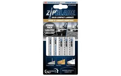 Quaytech Zipblade Jigsaw Blades For Wood Laminate & Solid Compact Laminate • £21.94