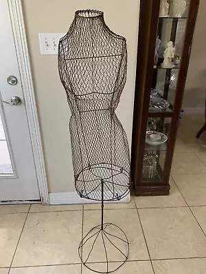 Vintage Early Century 1900’s Metal Wire Dress Form Mannequin • $350