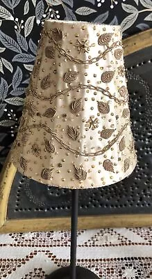 Vintage Hand Beaded Lamp Shade • $25