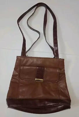 Rosetti Brown Leather Women's Shoulder Bag/ Purse L9.5 ×W12 ×D4  • $19.99