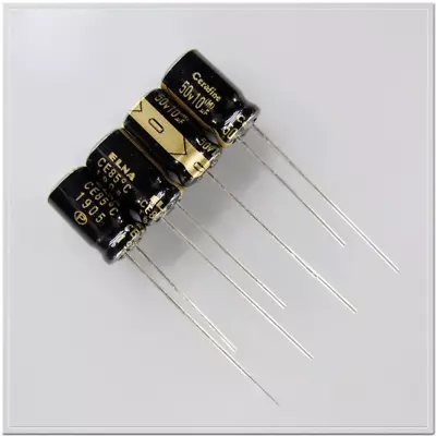 5Pcs ELNA Cerafine Series 10uF/50V Electrolytic Capacitors Fever Audio 6.3X11mm • $2.38