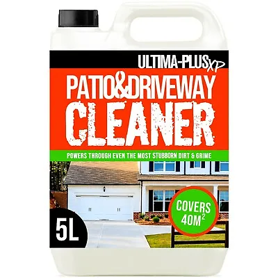 £19.95 • Buy Ultima Plus Patio Driveway Brick Cleaner 5L Mould Algae Moss Killer 25% Stronger