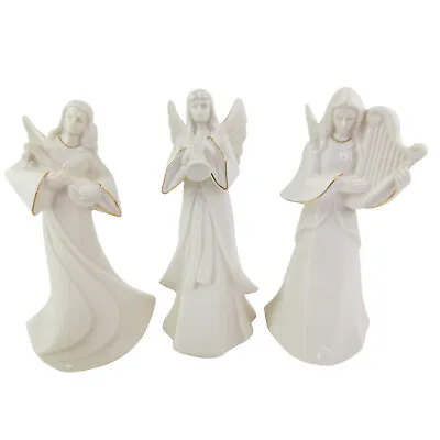 Mikasa Holy Night Nativity Angel Figurines Porcelain Christmas Set Of 3 KT421 • $67.49