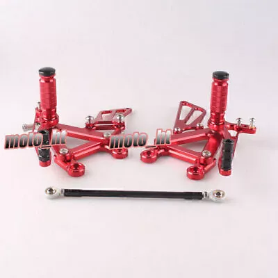 Adjustable Rearsets Rear Set Foot Pegs For Kawasaki Ninja ZX6R 2003 2004 7Colors • $115.86