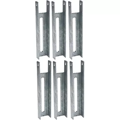 6 Pack 10 Inch Boat Trailer Hot Dipped Galvanized Adjustable Bunk Board Brackets • $74.74