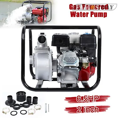 Portable Gasoline Engine Water Pump 2inch 6.5HP 158 GPM 4-Stroke For Irrigation  • $156.99