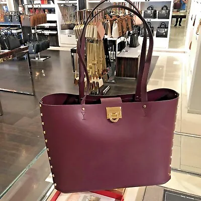 Michael Kors Manhattan Large Fashion Tote  Leather Shoulder Bag Handbag Purse Mk • $134.95