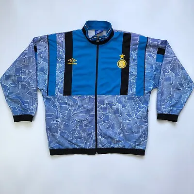 $150 • Buy Inter Milan 1994-1995 Vintage Umbro Zip Track Jacket Ultra Rare Internazionale