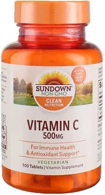 Sundown Vitamin C 500mg 100 Tab • $8.99