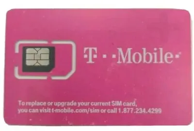 Sim Card T-mobile 1 Months Unlimited Talk And Sms All USA 50GB Plan Fast 5G • $50