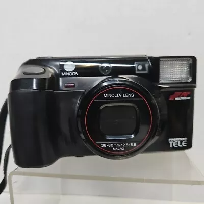 Minolta Freedom Tele AF 35mm Camera With 38-80mm/2.8-5.6 FILM TESTED WORKS • $49.99