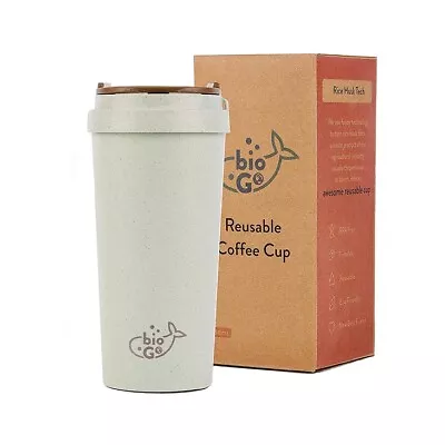 BioGo Reusable Coffee Cup - 16oz (450ml) • £4.99